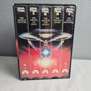 Star Trek The Movies 25th Anniversary Collector's Set VHS NIB‎ Brand New Sealed